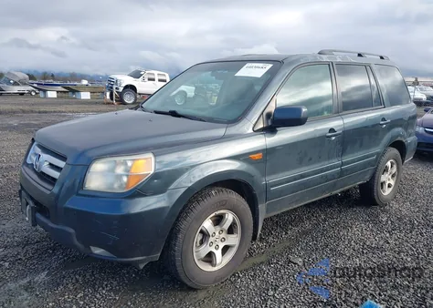 2006 Honda Pilot Ex-L from USA, damaged, VIN 2HKYF18596H503089